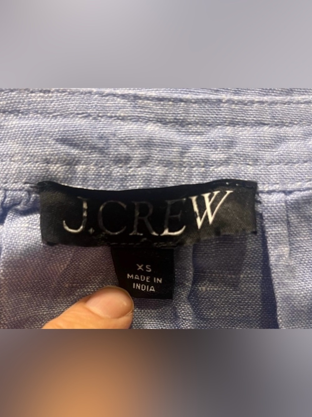 J.Crew Cabana dress in linen in French blue - Picture 12 of 12